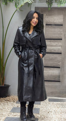The Trail – Leather Trench Coat