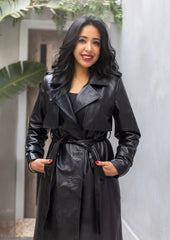 The Trail – Leather Trench Coat