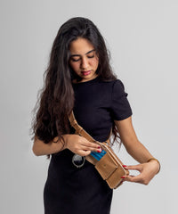 Hudzo handsfree essential Belt-bag vintage beige