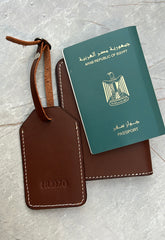 Passport cover + luggage tag