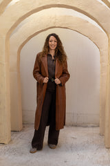 The Genuine Grace – Leather Trench Coat