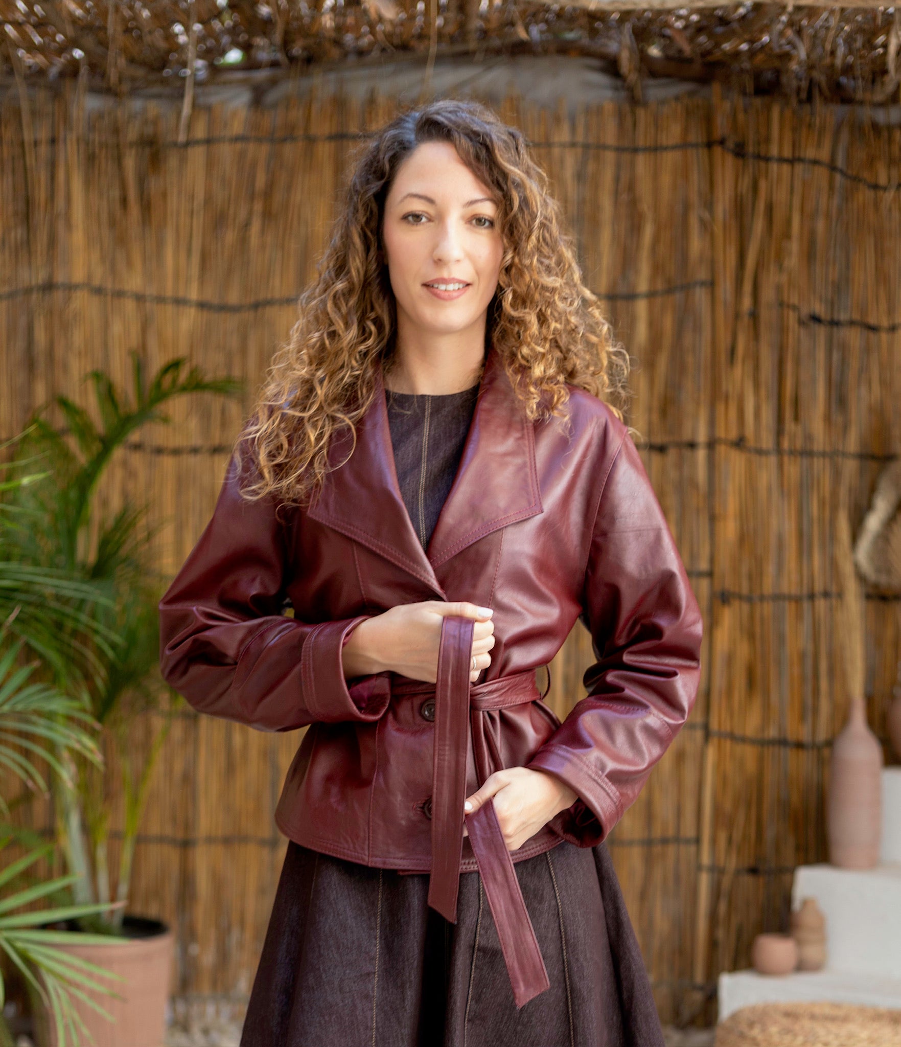 The Poise – Belted Elegant Short Jacket
