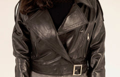 The Edge – Cropped Biker Jacket