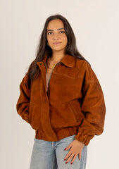 The Flow – Suede Slouchy Oversized Jacket