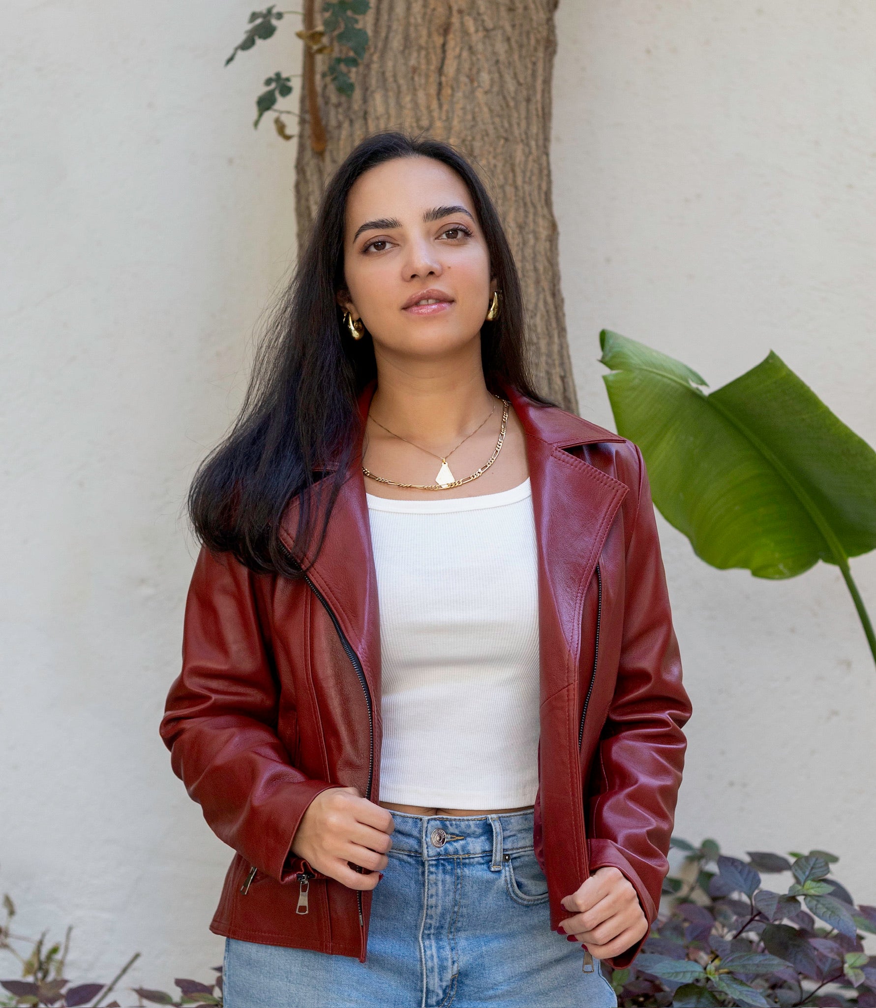 The Rebel – Red Biker Jacket