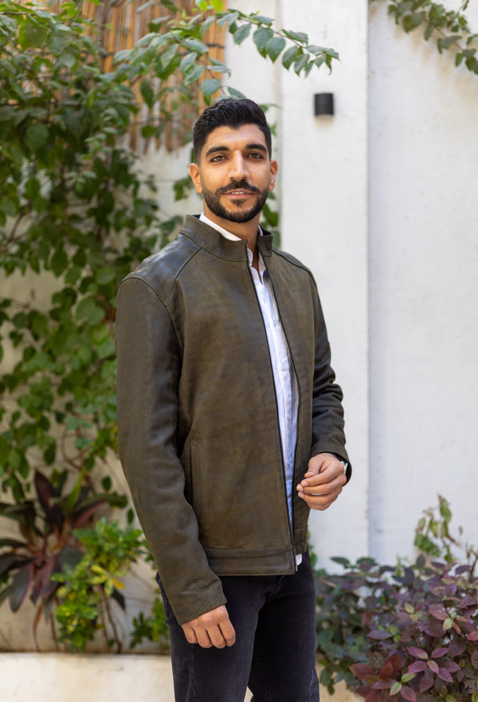 The Stone – Classic Leather Jacket