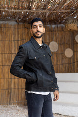 The Drift – Denim-Suede Leather Jacket