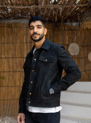 The Drift – Denim-Suede Leather Jacket