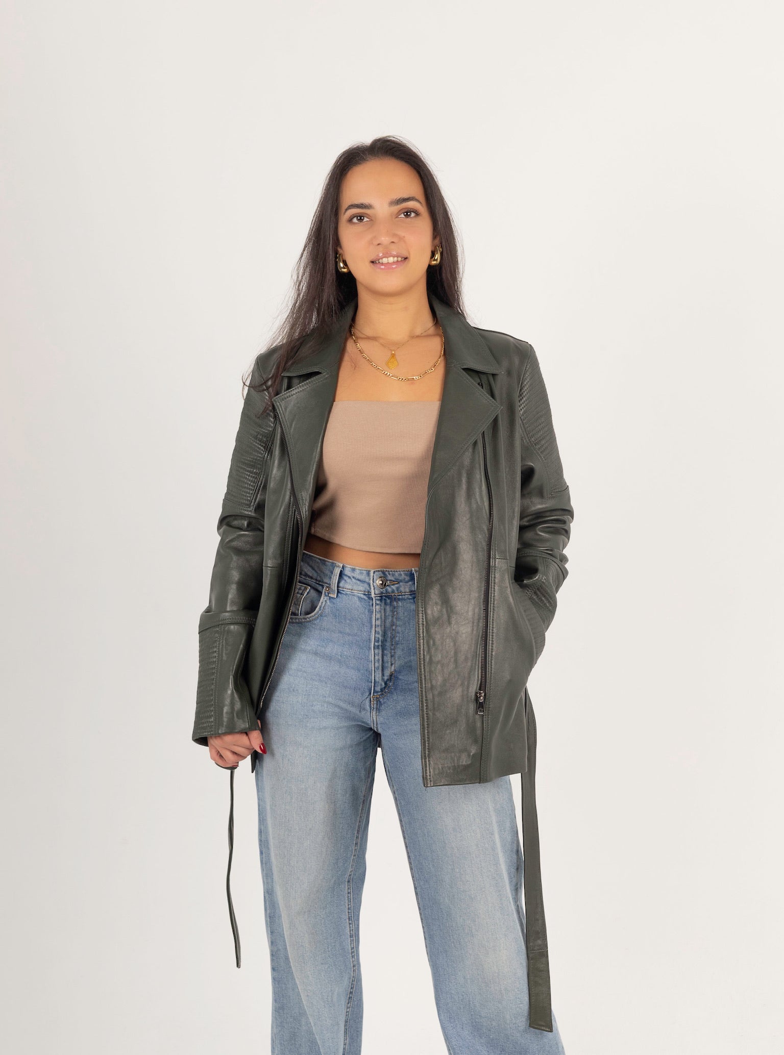 The Origin – Medium-Length Biker Jacket