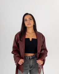 The Poise – Belted Elegant Short Jacket