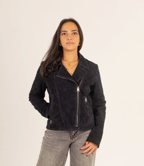 The Rebel – Suede Biker Jacket
