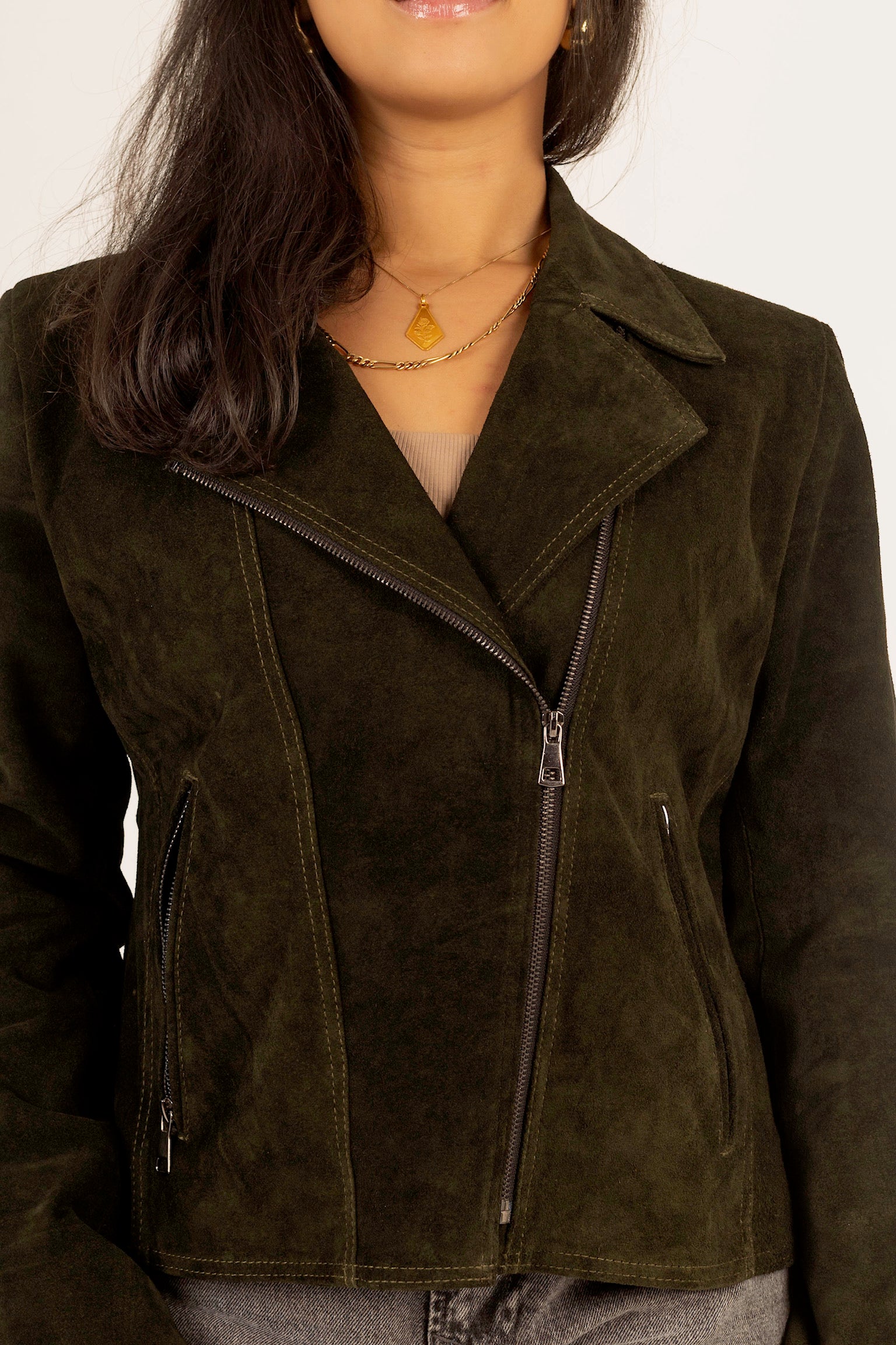 The Rebel – Suede Biker Jacket