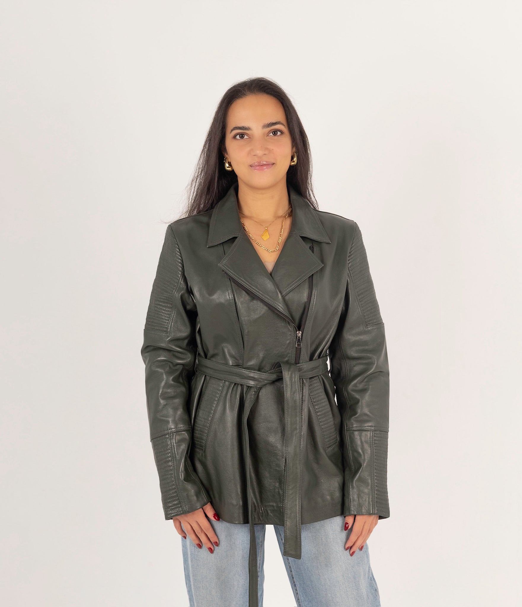 The Origin – Medium-Length Biker Jacket