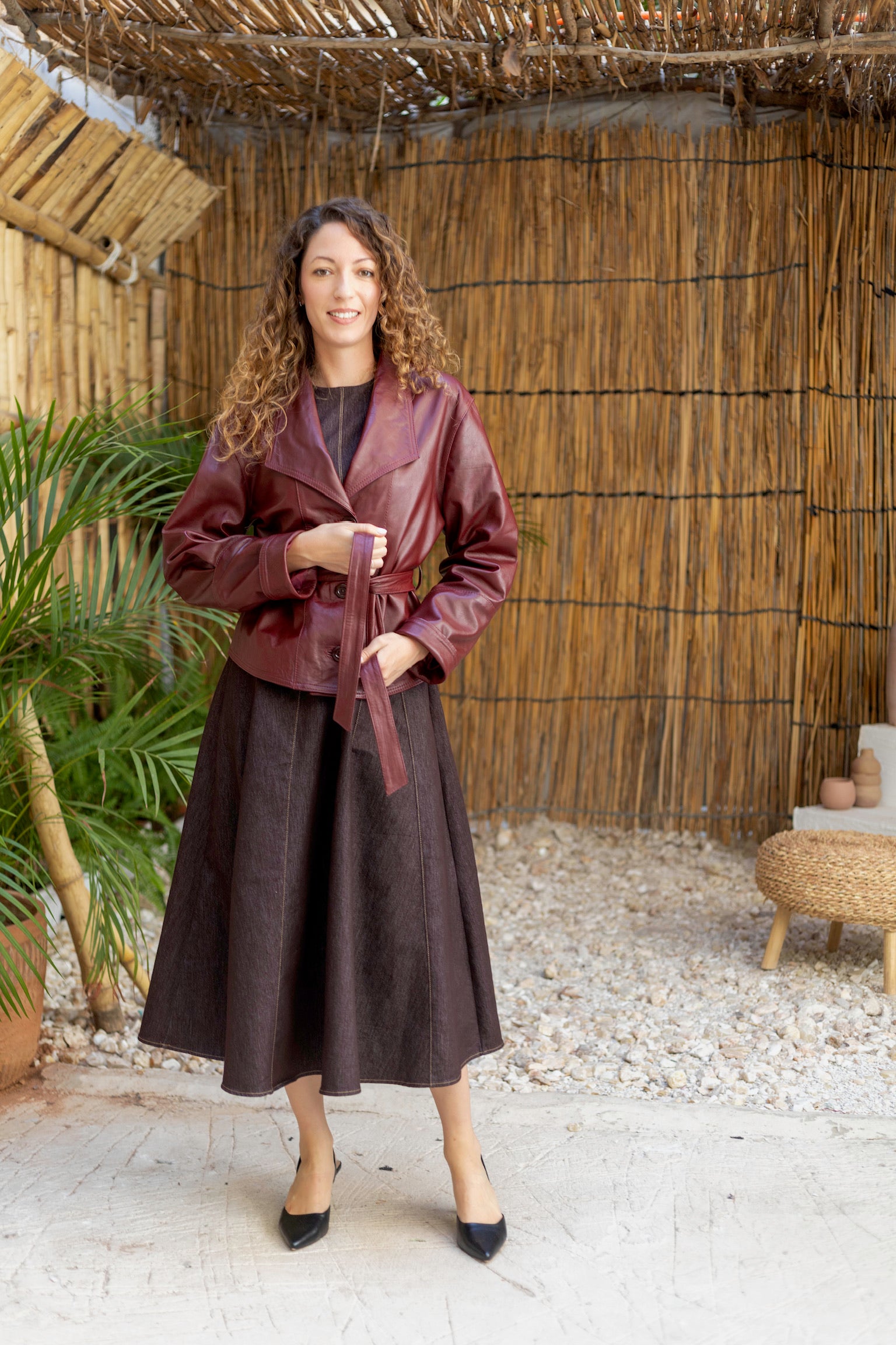 The Poise – Belted Elegant Short Jacket