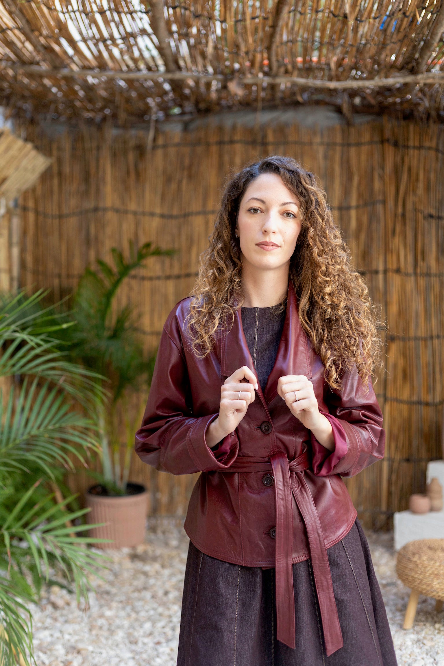 The Poise – Belted Elegant Short Jacket