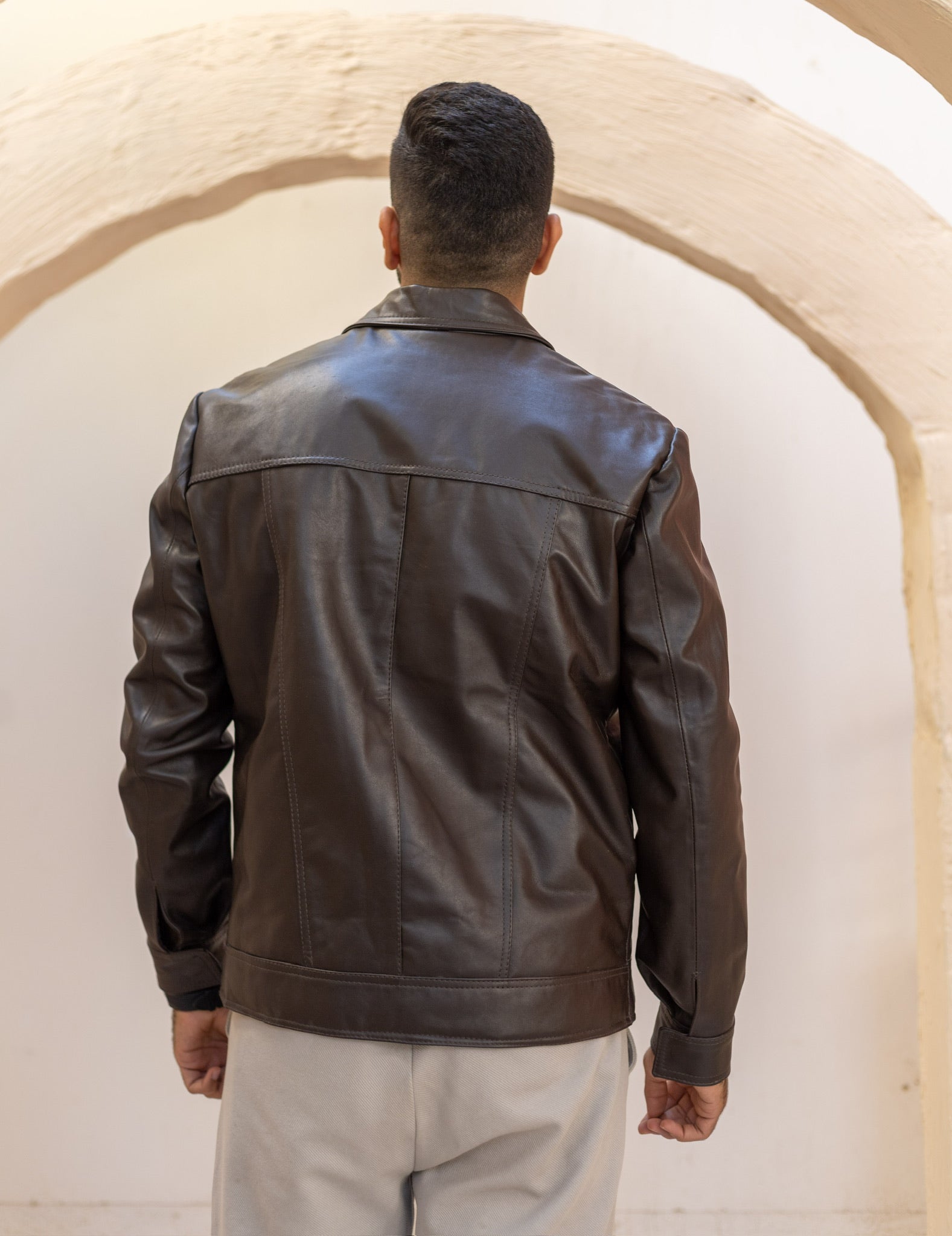 The Form – Pocket Leather Jacket