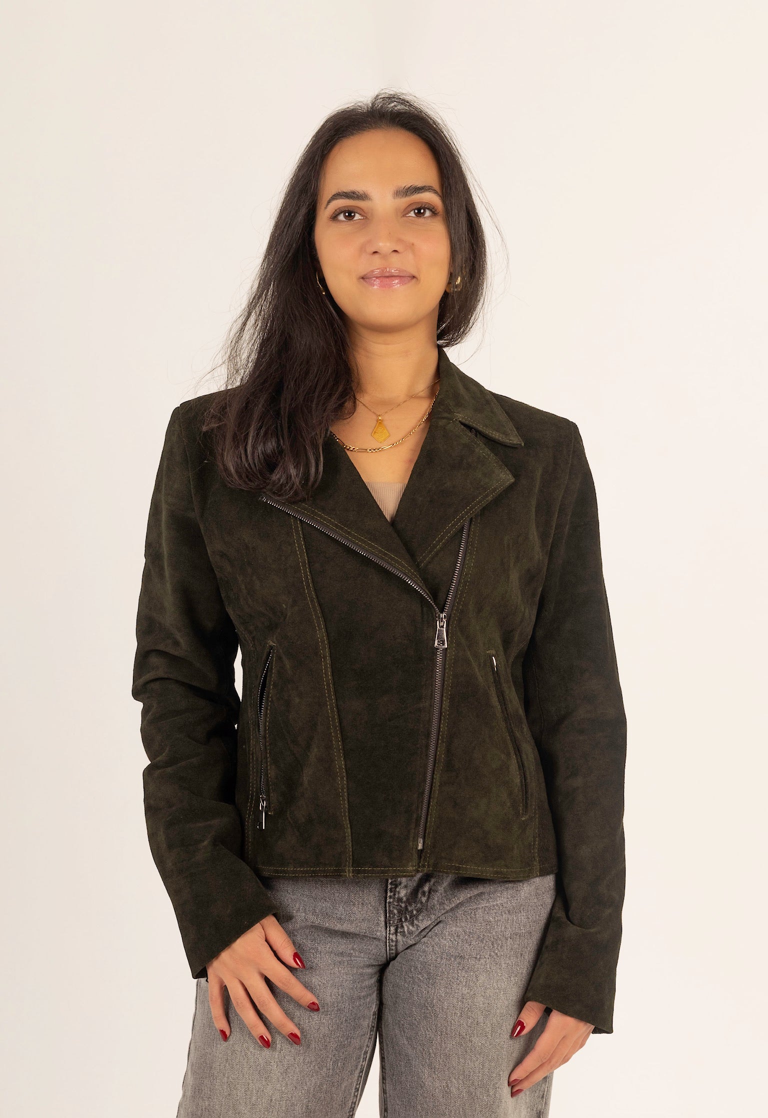 The Rebel – Suede Biker Jacket